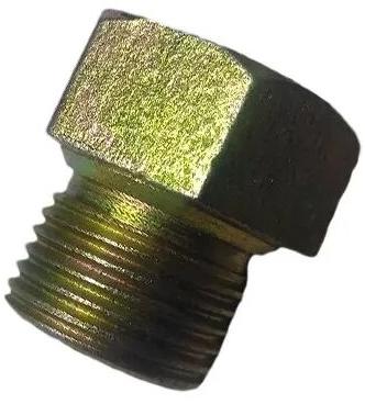 Mild Steel Hydraulic Plug, Color : Golden, Zinc, Green. Self Finish
