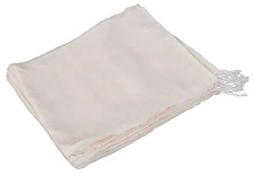 Cotton Filter Bag, Color : White