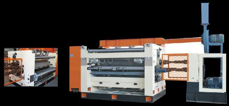 Fingerless Single Facer Corrugating Machine, For Corrugation Industry, Length : 2500