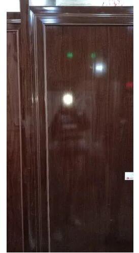 High Glossy Rectangle PVC Door, Pattern : Plain