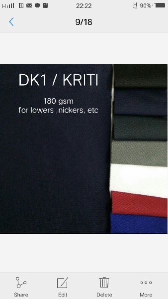 dk1 warp knitted polyester fabric