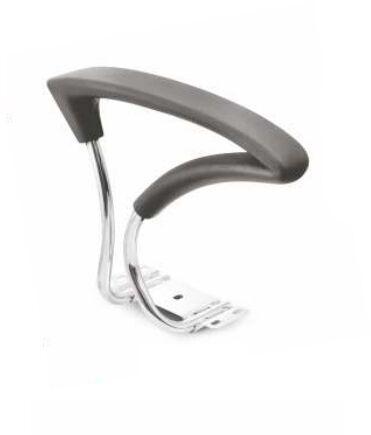 Eternal Black Stainless Steel Plastic Chair Armrest