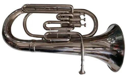 Brass Musical Euphonium, Color : Silver