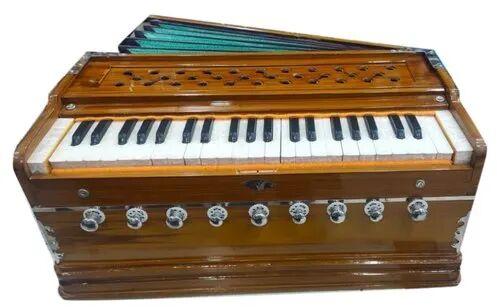 Wooden Musical Harmonium, Color : Brown