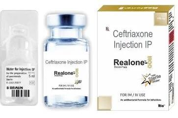 Ceftriaxone Injection, Packaging Size : 500 mg