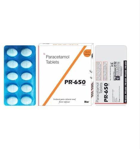 Paracetamol Tablet, Packaging Size : 10*10 Box