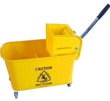 Twin Mop Bucket trolley, Capacity : >30L