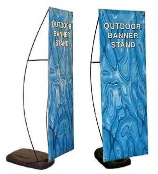 Printed Outdoor Banner Stand, Size : 2.5 feet x 6.5 feet(WxH)