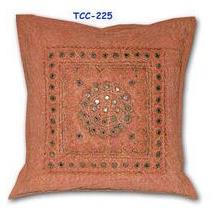 100% Polyester Hand Embroidered Cushion Cover