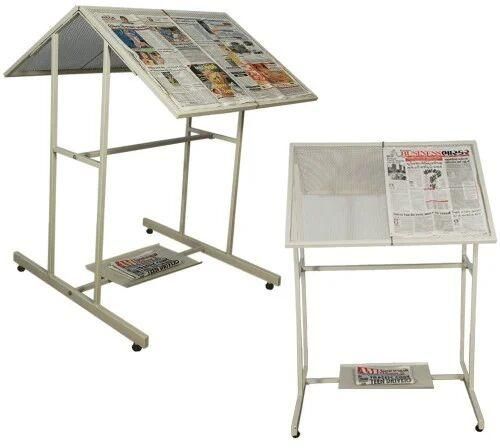 newspaper-stand-size-52-inch-height-color-white-at-rs-2-800-in