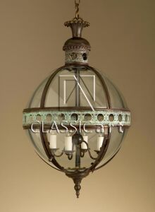 Helena Round Glass Ball Pendant