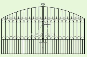 Mitcham Wrought iron Gate
