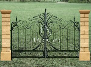 Valley Flower Wrought iron Gate