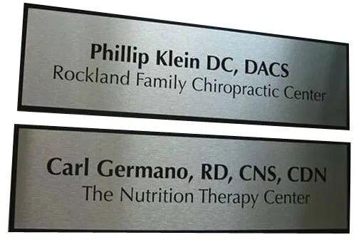 Stainless Steel Name Plate