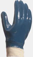 Nitrile Dipped Gloves, Color : Blue