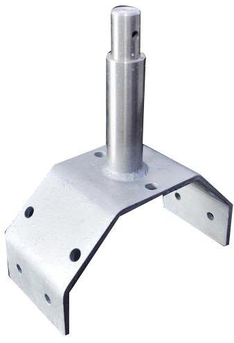 Steel metal bracket, Color : Silver