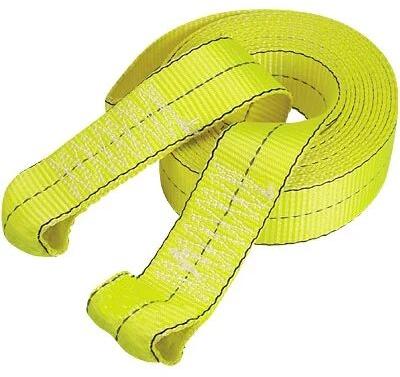 Plastic Flat Web Belt Sling, Color : Yellow