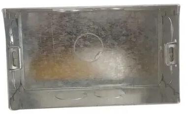 Galvanized Iron (GI) Electrical Box, Color : Silver