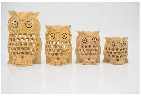 Wooden Owl Undercut Set