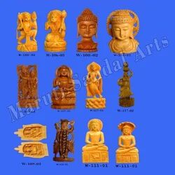 Wooden Buddha Statue, Size : Customized