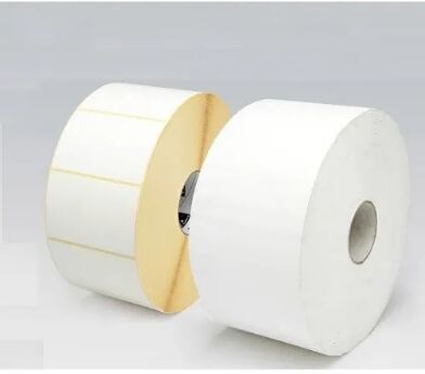 Rectangle Paper Labels, Pattern : Plain