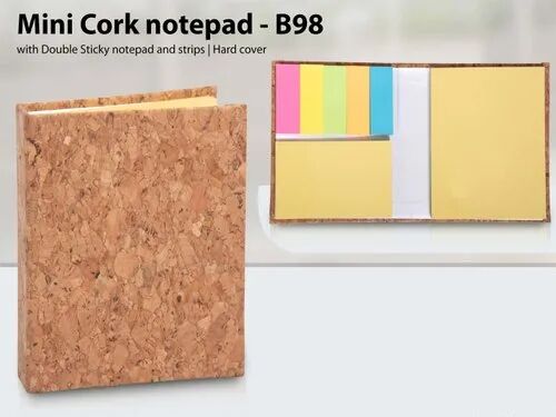 Brown Mini Cork Notepad