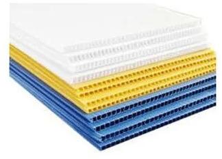 PP Sunpack Sheet, Color : White, Blue Yellow