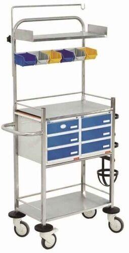 Stainless Steel Crash Cart Trolley