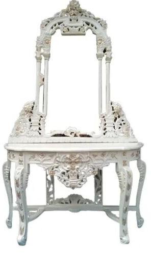 Wooden Dressing Table, Color : White