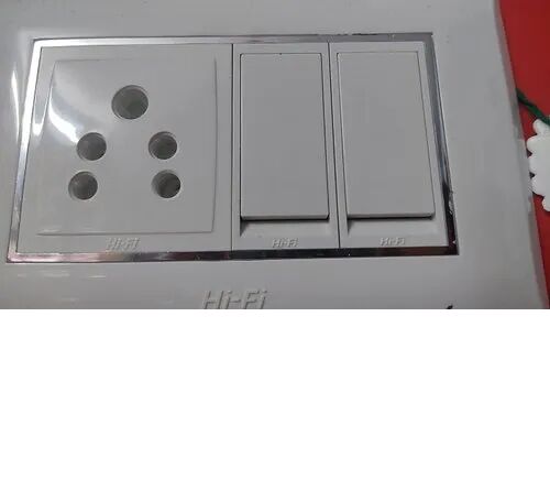 Polycarbonate Hi-Fi Modular Switches, Color : White