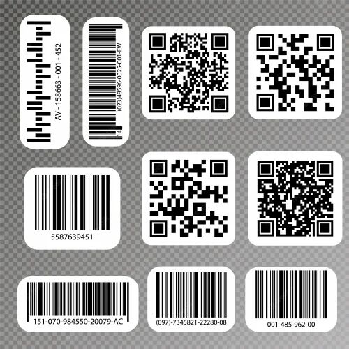 QR Barcode Label