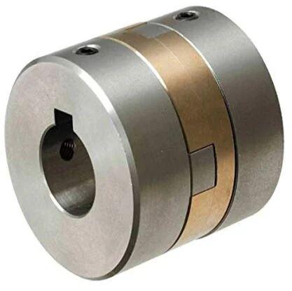 Cylinder Iron Encoder Coupling, Color : Silver