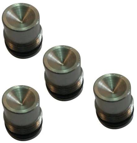 Round Stainless Steel Plugs, Color : Sliver