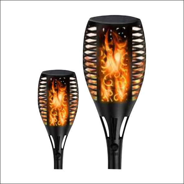 Takeway LED Solar Flame Light, for Outdoor/indoor