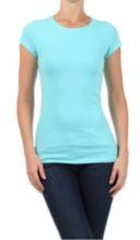 180 Grams Round Neck Women T-shirt, Size : 2 XL, 3 XL, 4 XL, 5 XL, L, XL, Xs