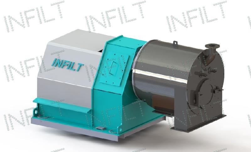 Infilt Pusher Centrifuge, Classification : Continuous filtration