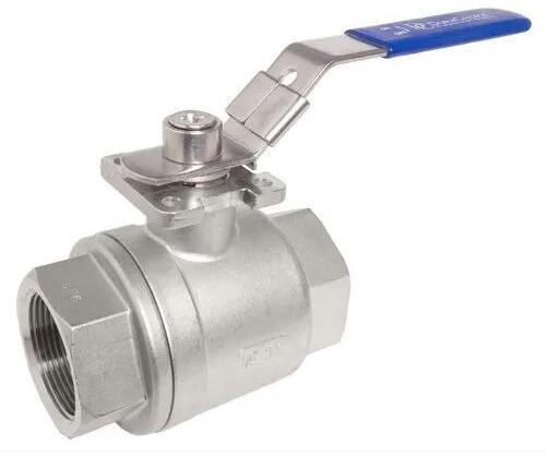 Stainless steel ball valve, Color : Silver