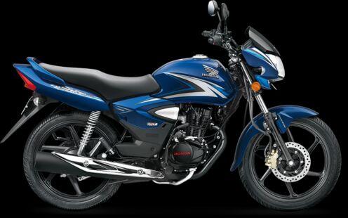 Honda Shine Motorcycle, Color : Blue