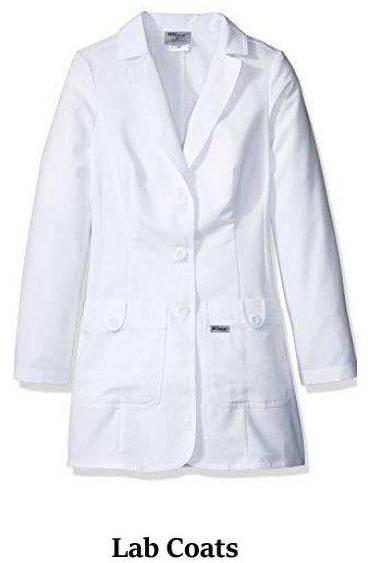 Terry Cotton White Lab Coat