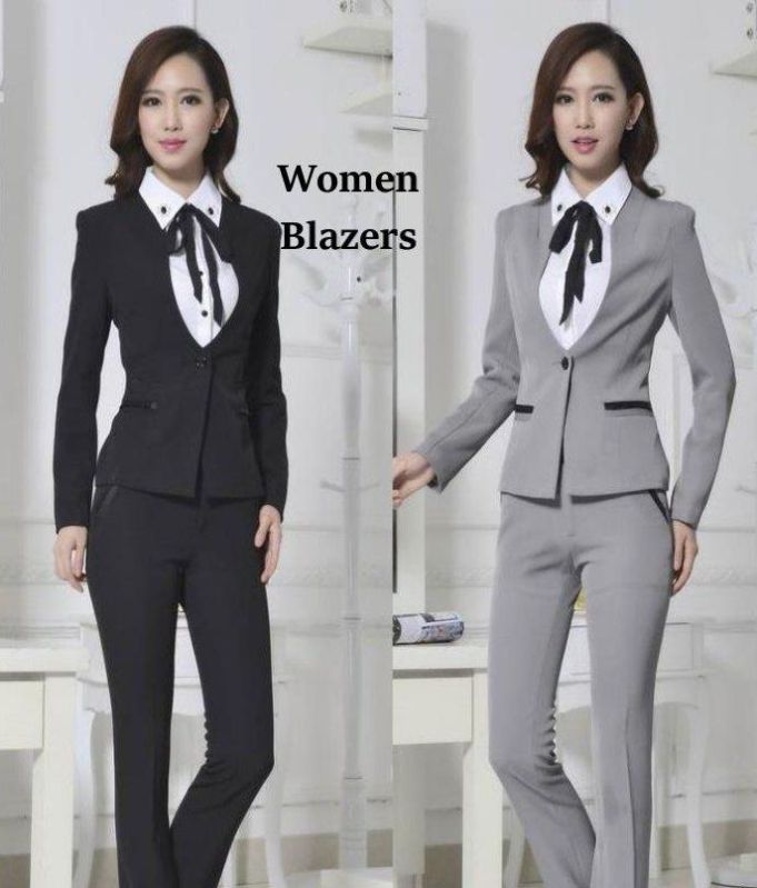 Collar Neck A-Line Plain Ladies Formal Suits, Packaging Type : Packet