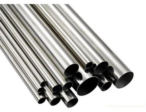 Stainless Steel Polished Pipes, Shape : Round