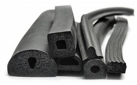 Black Sponge Rubber Component