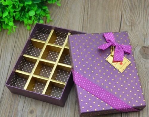 Chocolate packaging box, Shape : Square