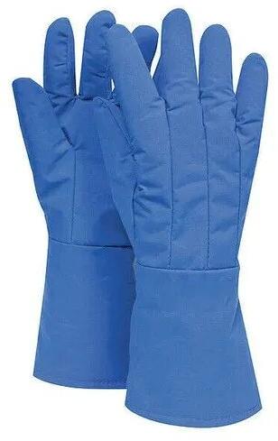 Rubber Blue Safety Gloves