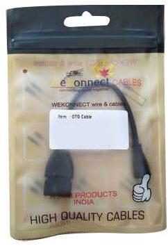 PVC OTG Cable, Color : Black