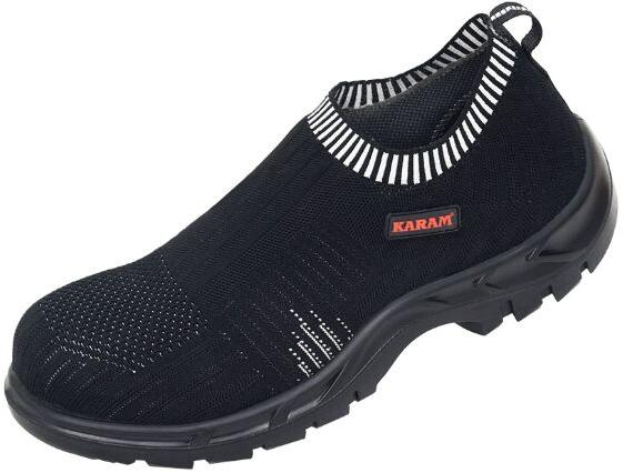 Flytex Black Slip-on Sporty Safety Shoes, Certification : EN ISO 20345:2011