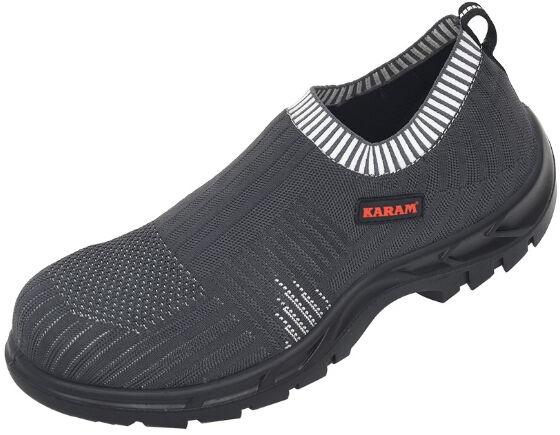 Flytex Grey Sporty Slip-on Safety Shoes, Feature : Highly breathable, weight, Extremely comfortable