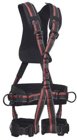Tower and Rescue Harness with 3 Adjustment & 4 Attachment Points