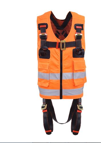 Vest Harness (Reflective Orange) with 3 Adjustment &amp;amp; 2 Attachment Points