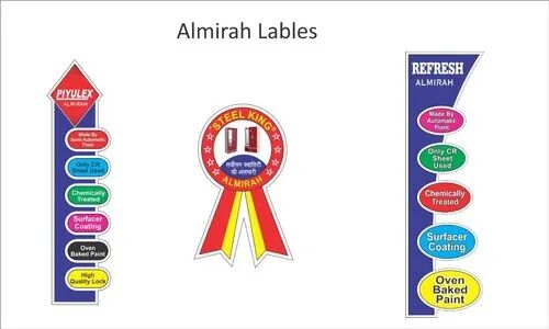 Printed Almirah Label